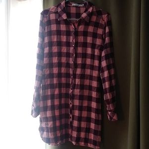 Plaid dress shirt